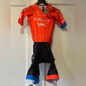 Rally UHC Cycling short sleeves chrono suit